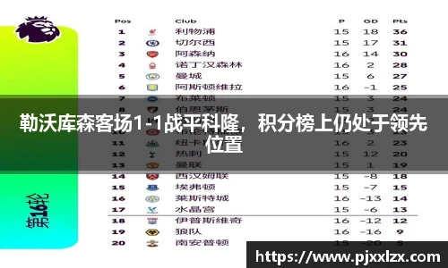 勒沃库森客场1-1战平科隆，积分榜上仍处于领先位置